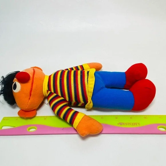 Vintage 1970s Sesame Street Knickerbocker Ernie Plush‎ Stuffed Toy Taiwan - Picture 7 of 7
